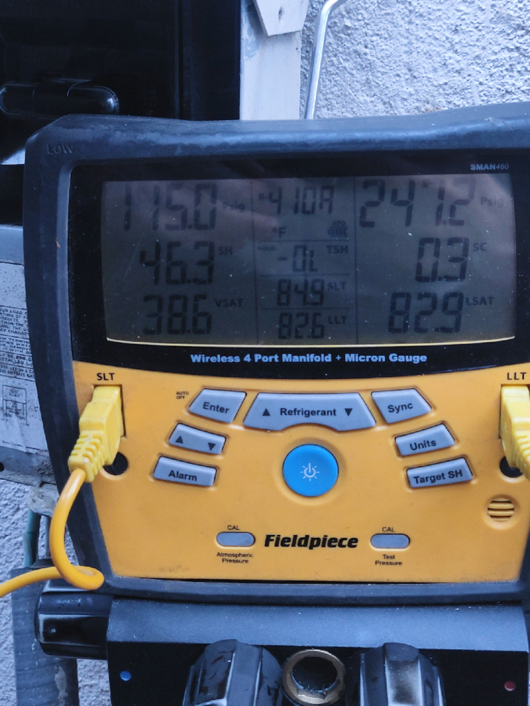 AC system repair in San Jose, CA  Our technicians did the following: 1. Capacitor replacement 2. Freon filling