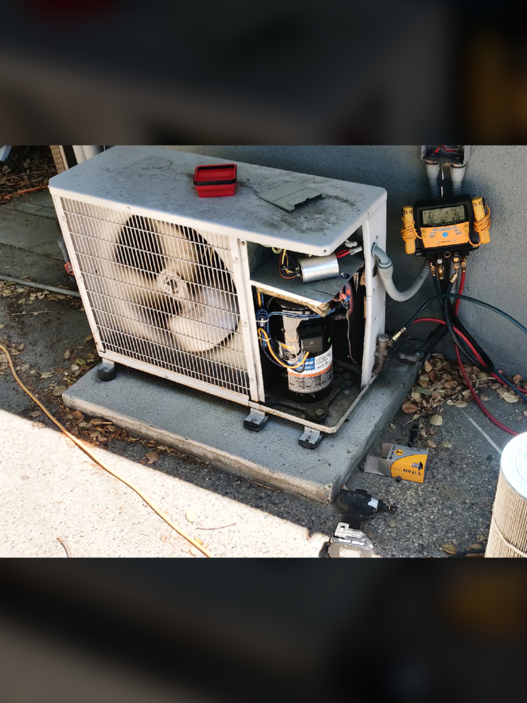 AC capacitor and refrigerant repair by Nur HVAC