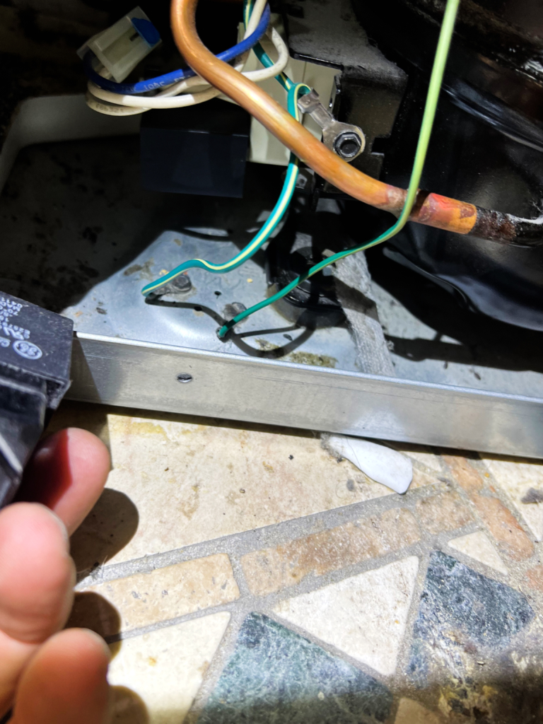 Maytag refrigerator repair in San Jose, CA  Our technicians did the following: 1. Start relay replacement and capacitor  2. Сondenser, fan cleaning with foam cleaner  1 Year warranty for labor and parts