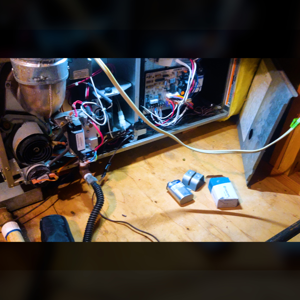 Furnace capacitor replacement by Nur HVAC