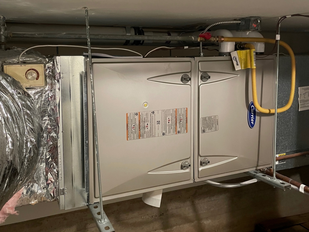 Carrier 59SC5B100E2122 furnace installed by Nur HVAC