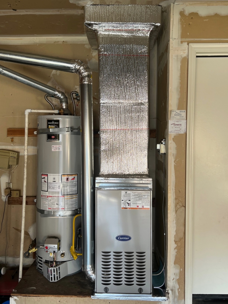 Carrier Performance two-stage furnace installed by Nur HVAC