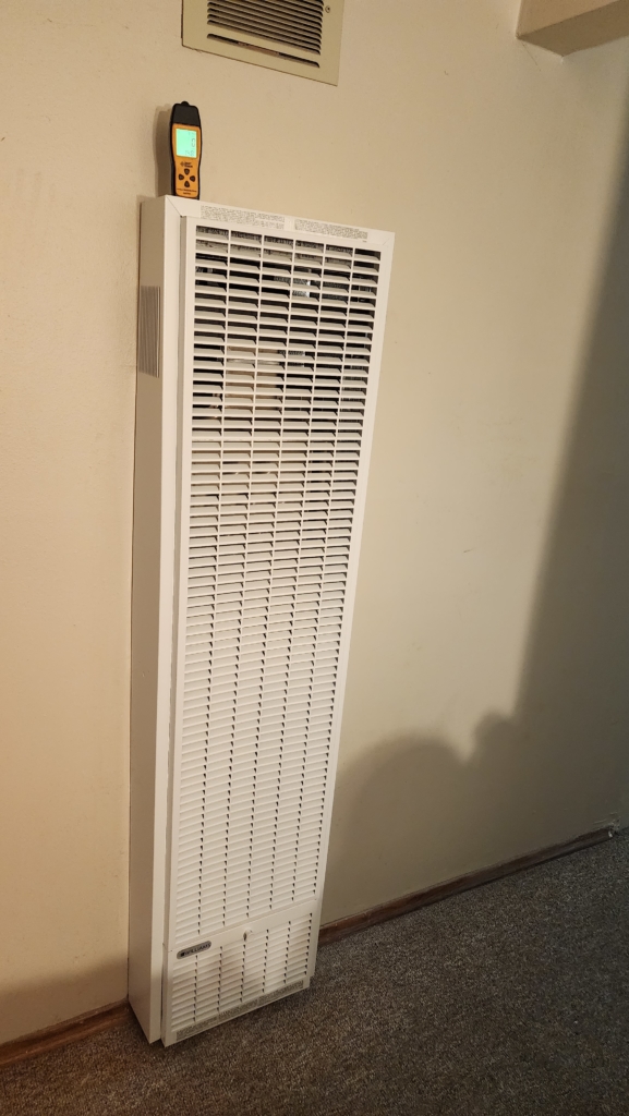 Wall heater replacement by Nur HVAC