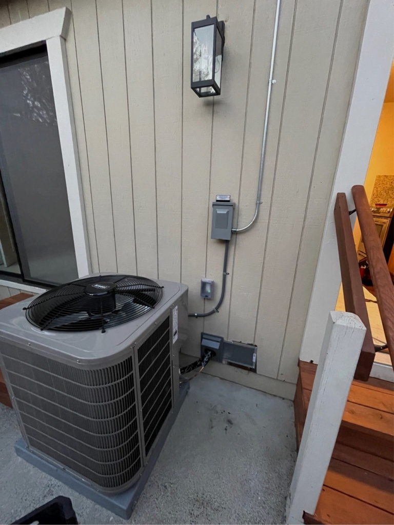 Bryant 127ANA036000 air conditioner and Bryant 821TA36070V14 furnace installed by Nur HVAC