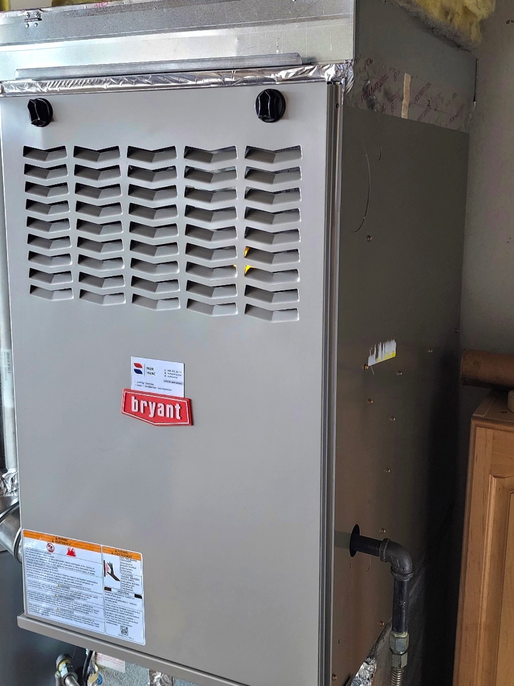 Furnace Model 821TA60090V21 installed by Nur HVAC