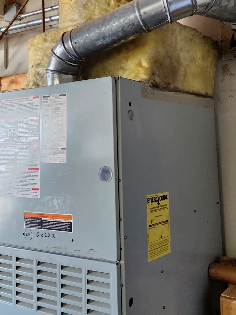 Furnace Model 821TA60090V21 installed by Nur HVAC