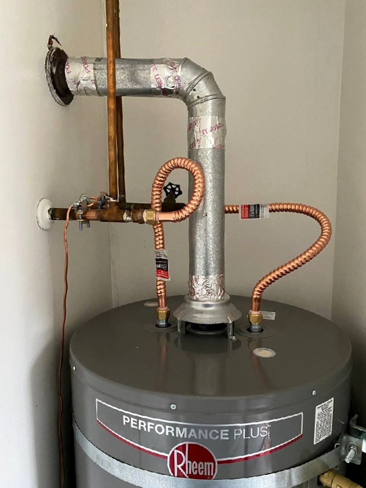 Water heater installed by Nur HVAC