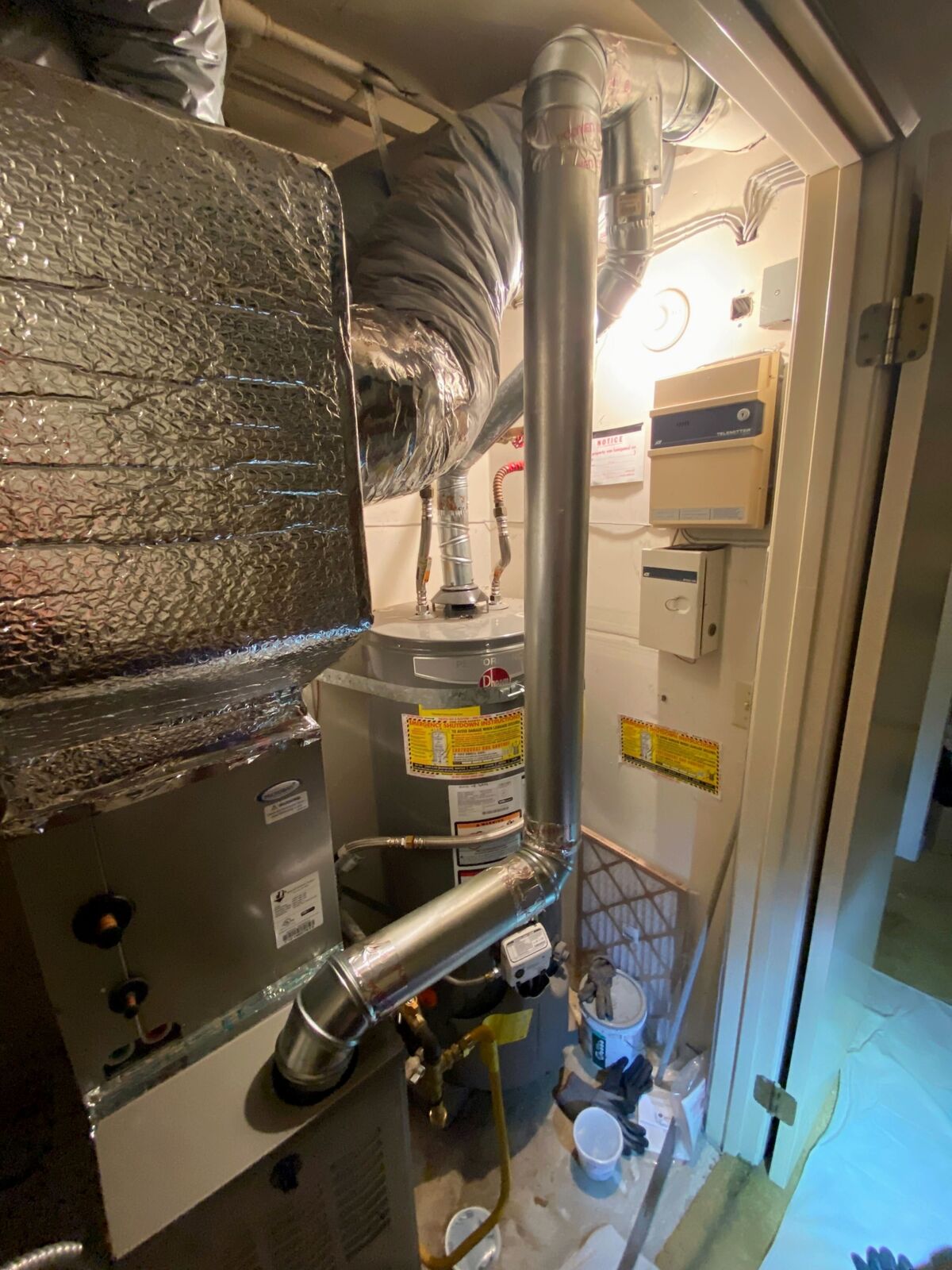 Bryant furnace 801SA36070E14 installed by Nur HVAC
