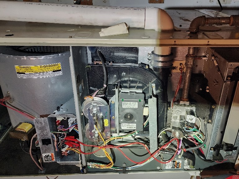 Carrier furnace ignitor and flame sensor replaced by Nur HVAC