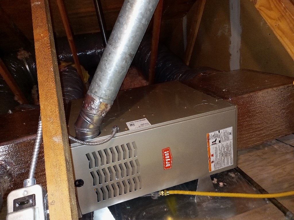 Bryant furnace 801SA36070E14A installed by Nur HVAC