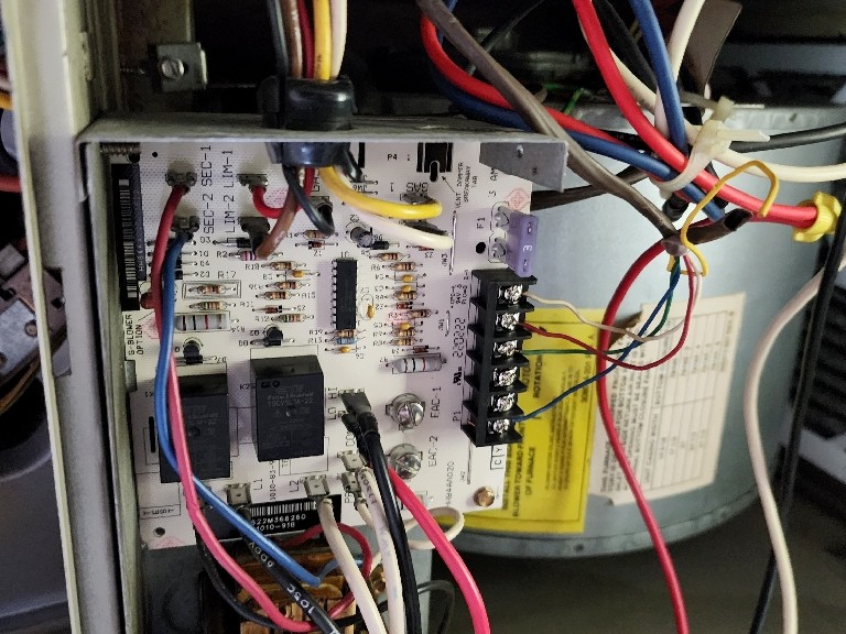 Furnace control board replaced by Nur HVAC