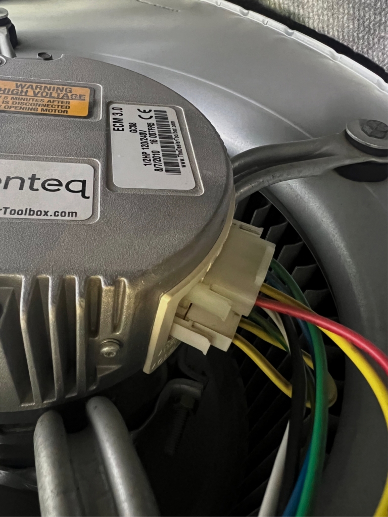 Carrier furnace blower motor inverter board repaired by Nur HVAC