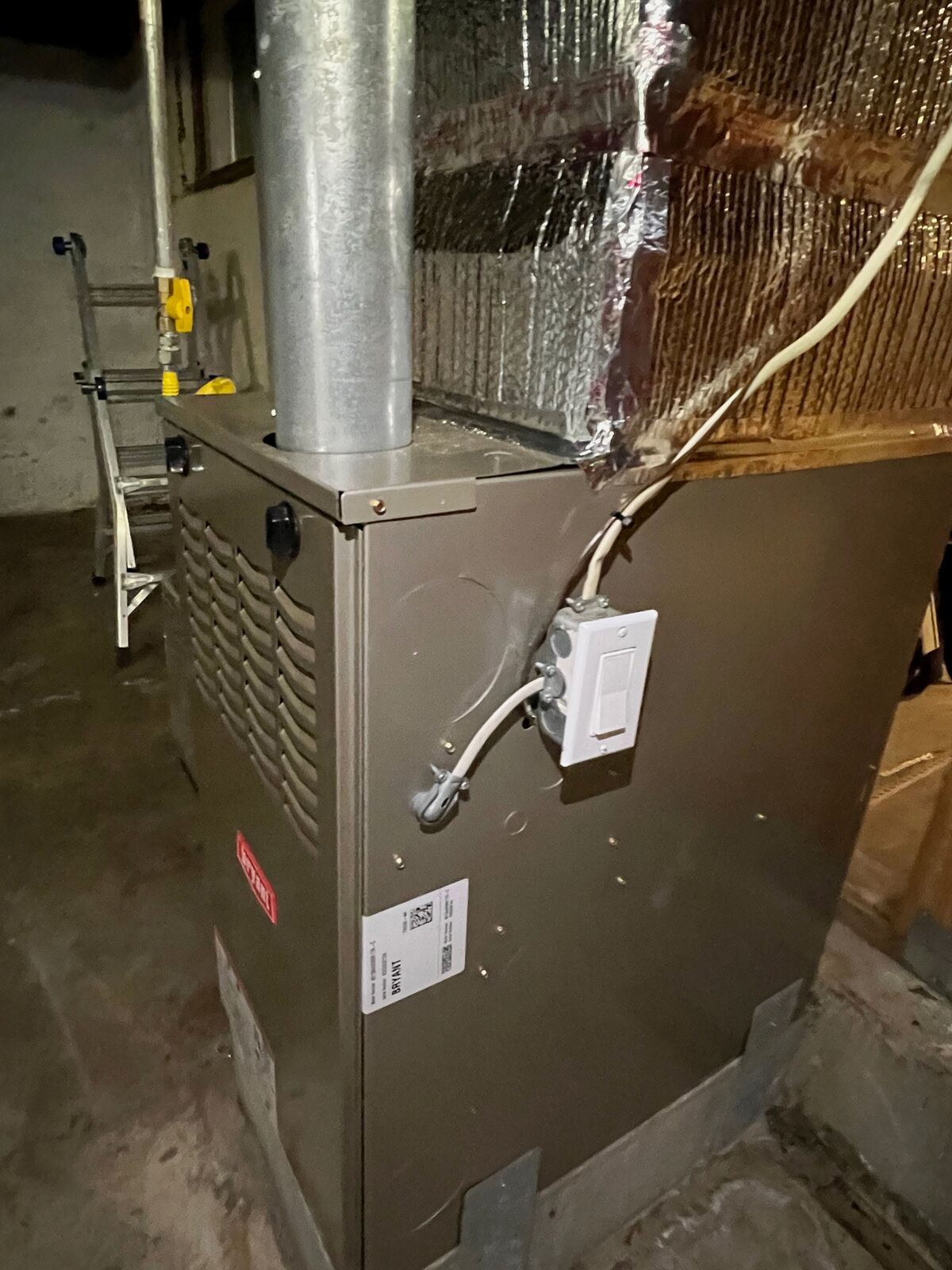 Bryant furnace 801SA42090E17A installed by Nur HVAC