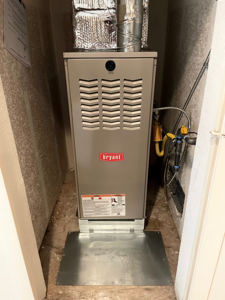 Bryant furnace 801SA36045E14A installed by Nur HVAC