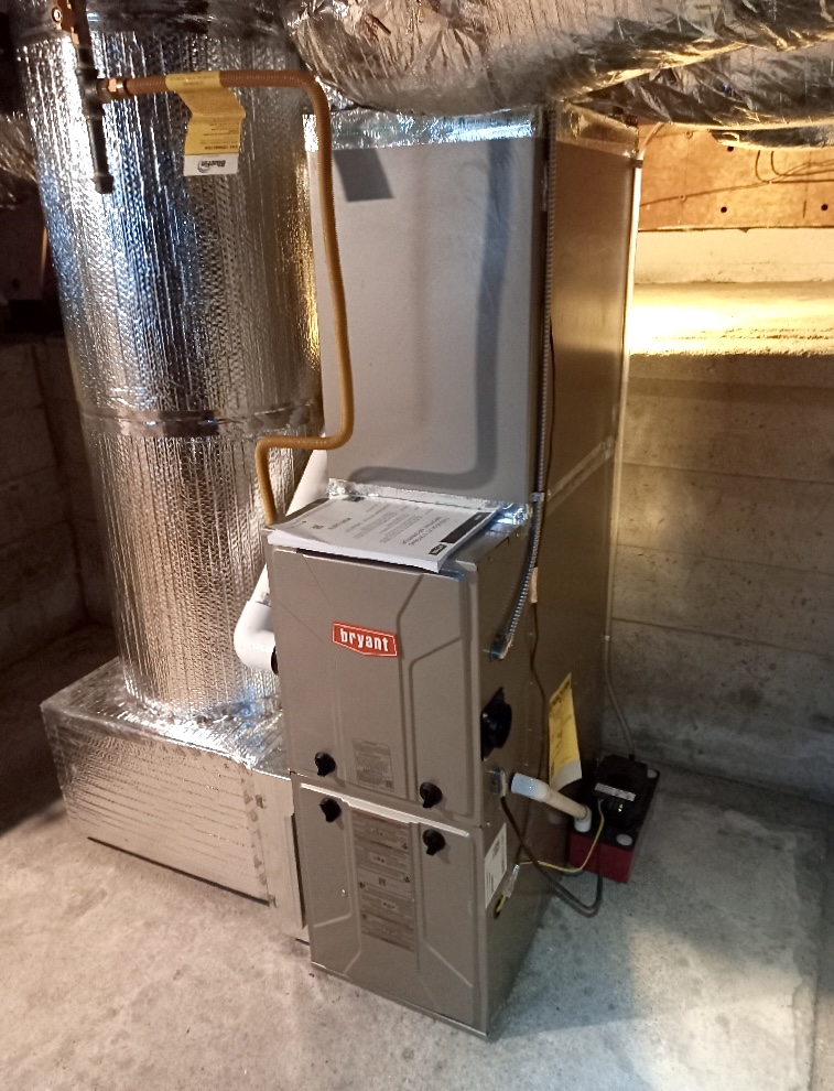 2-stage Bryant furnace 926TB installed by Nur HVAC