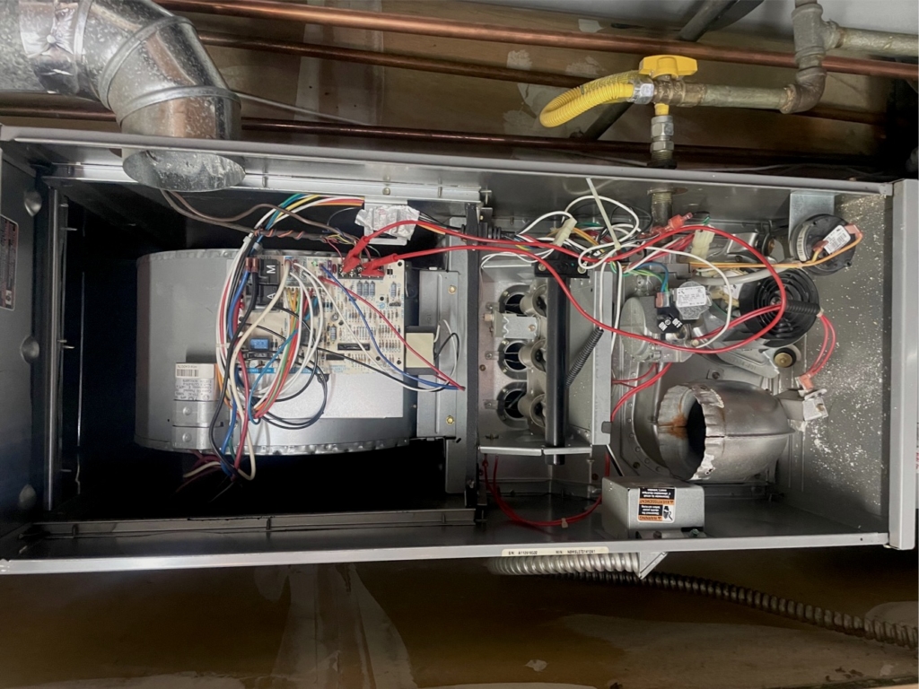 Furnace inducer motor replacement by Nur HVAC