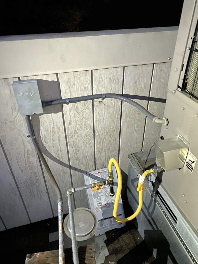 Roof HVAC unit relocated by Nur HVAC