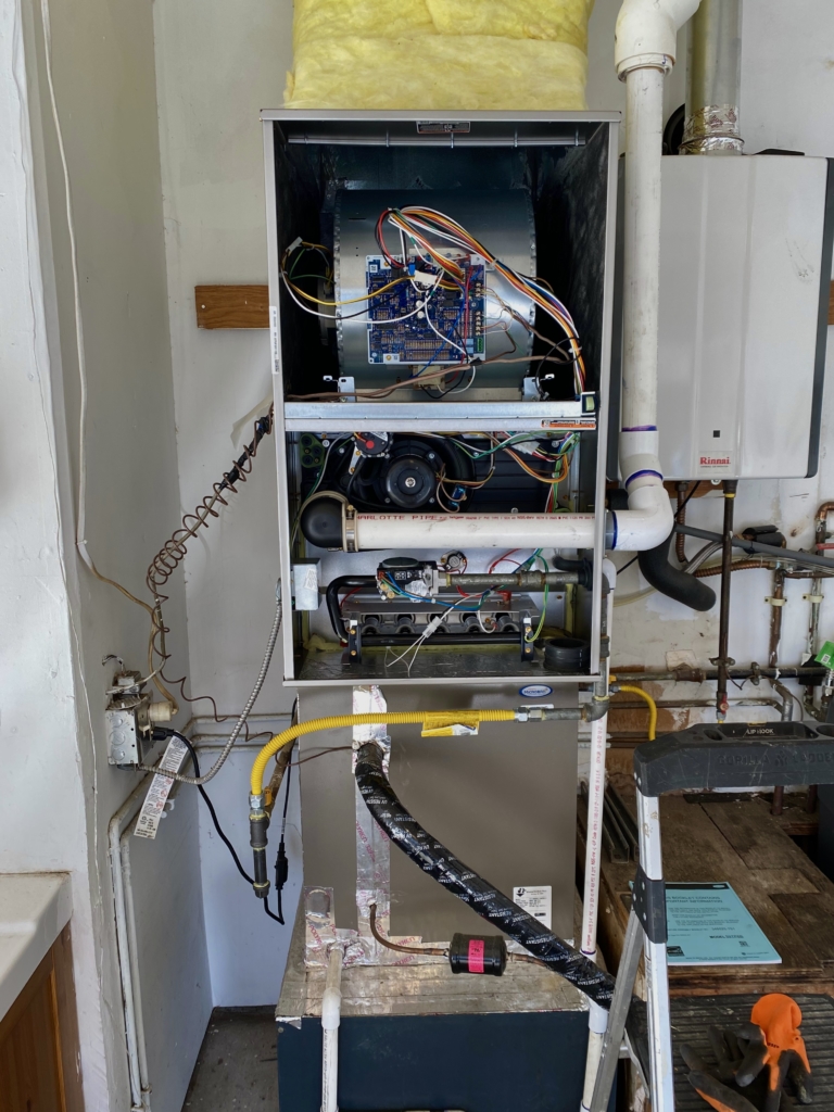 Carrier 59TP6B100V21 furnace installed by Nur HVAC