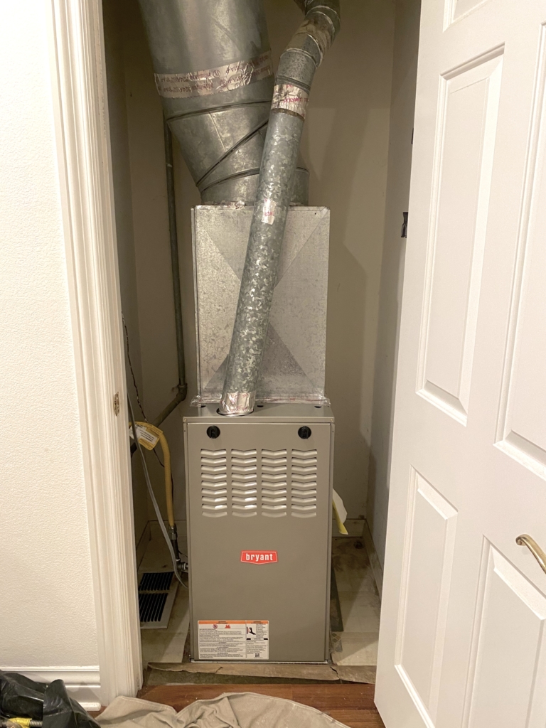 Single stage furnace 811SA36070E17 installed by Nur HVAC
