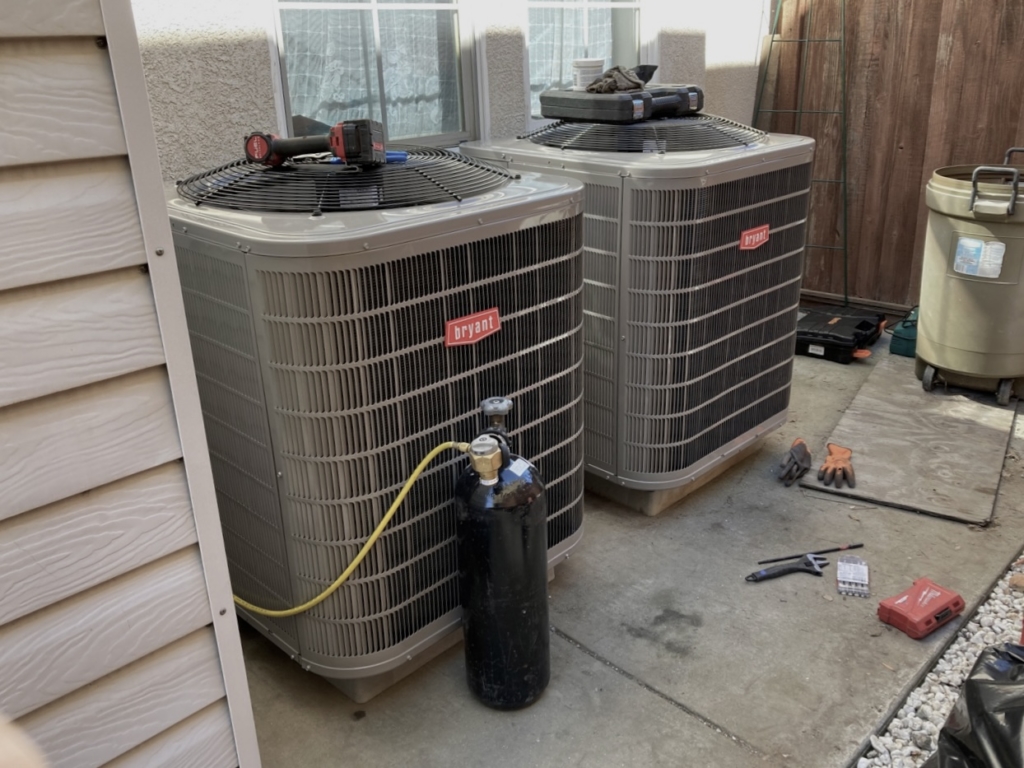 Bryant single-stage air conditioner 126SAN03600W installed by Nur HVAC