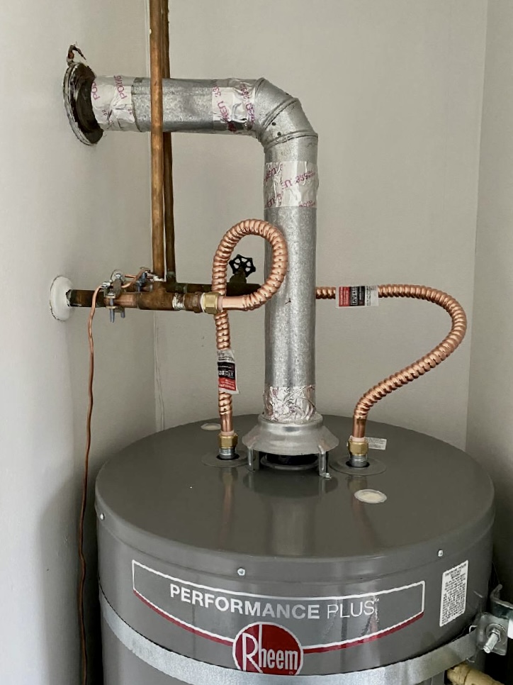 Rheem water heater installed by Nur HVAC