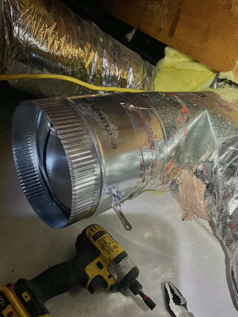 Ductwork repair by Nur HVAC