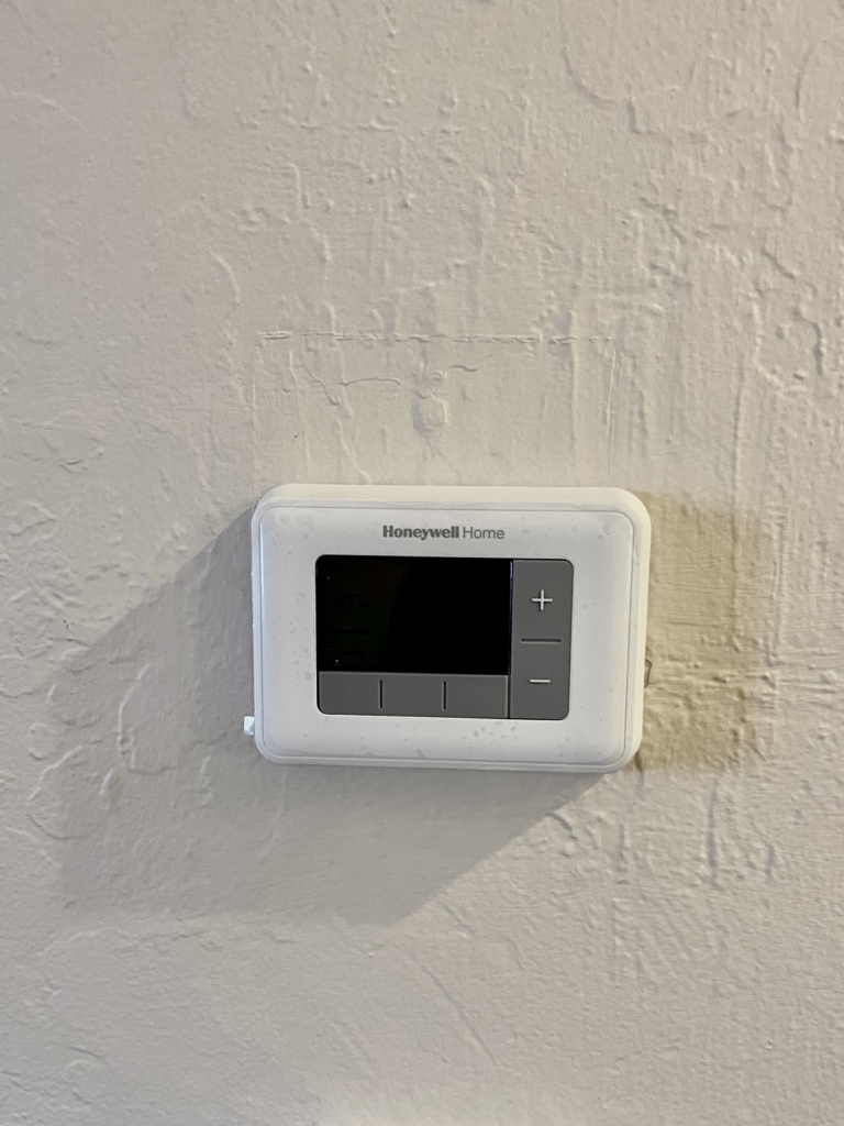 Thermostat installation by Nur HVAC