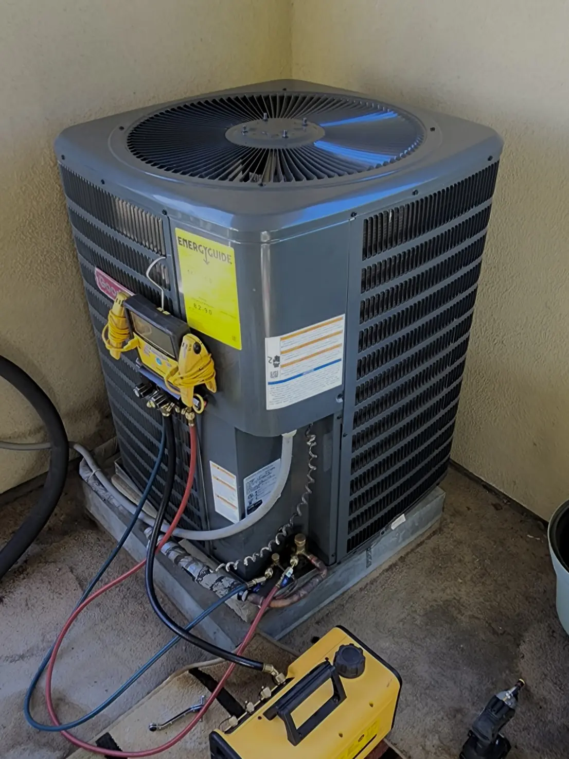 Goodman GSZ140361KE heat pump installed by Nur HVAC