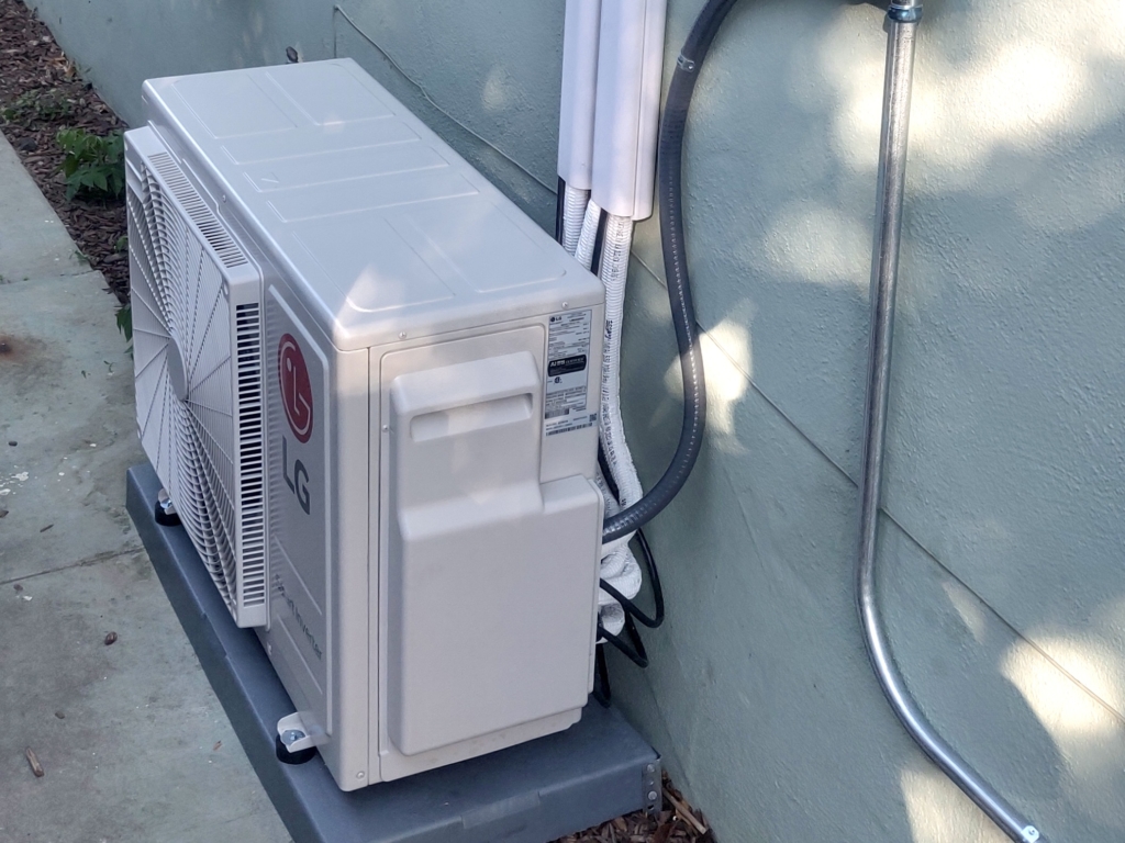 Ductless mini-split system installed by Nur HVAC
