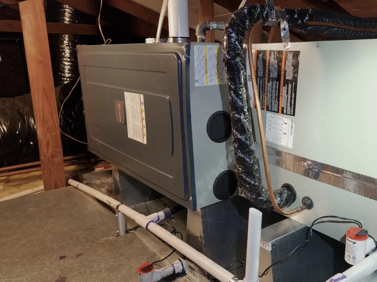 Trane furnace S9X1B060U4 installed by Nur HVAC