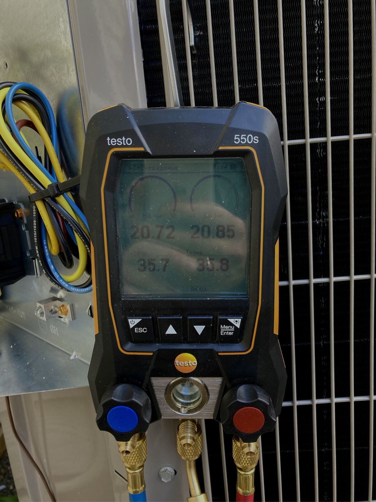New refrigerant line installed by Nur HVAC