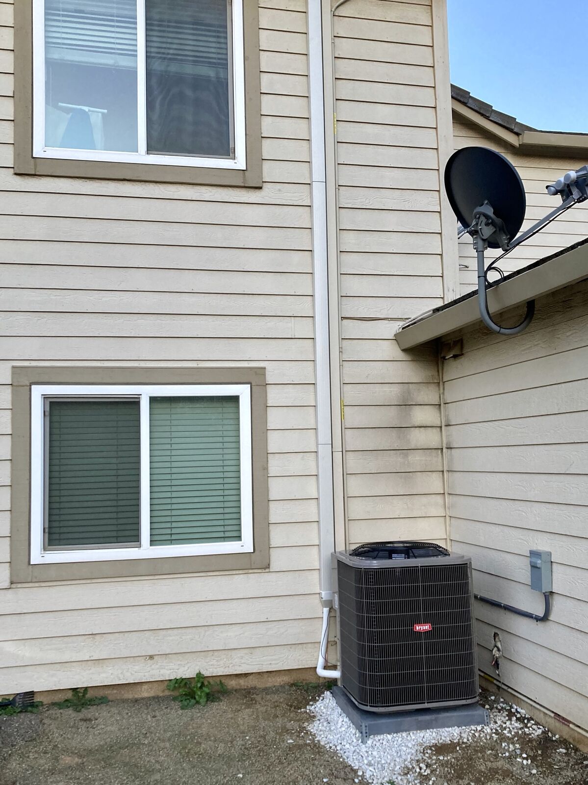 New refrigerant line installed by Nur HVAC