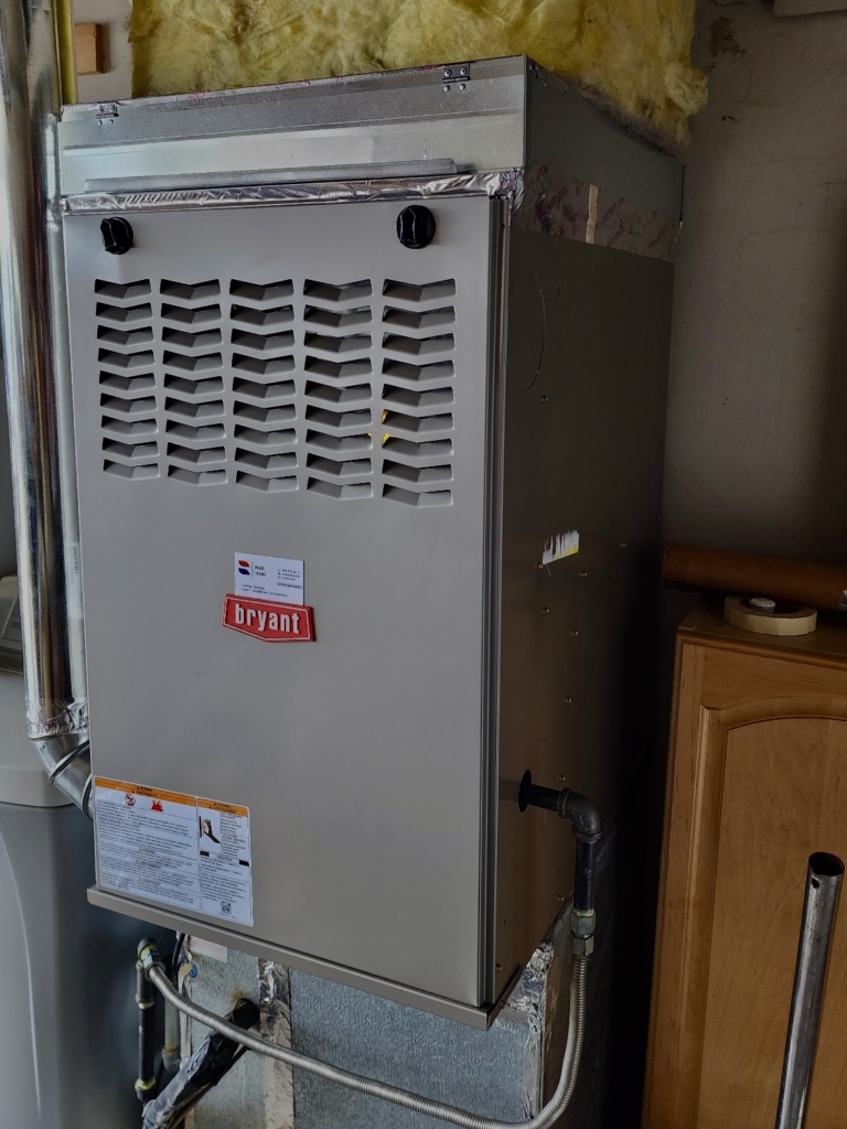 Bryant Preferred Series 821TA60090V21 furnace installed by Nur HVAC