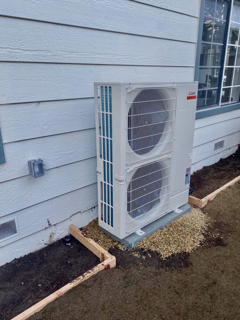 Mitsubishi MXZ-SM48NAM heat pump installed by Nur HVAC