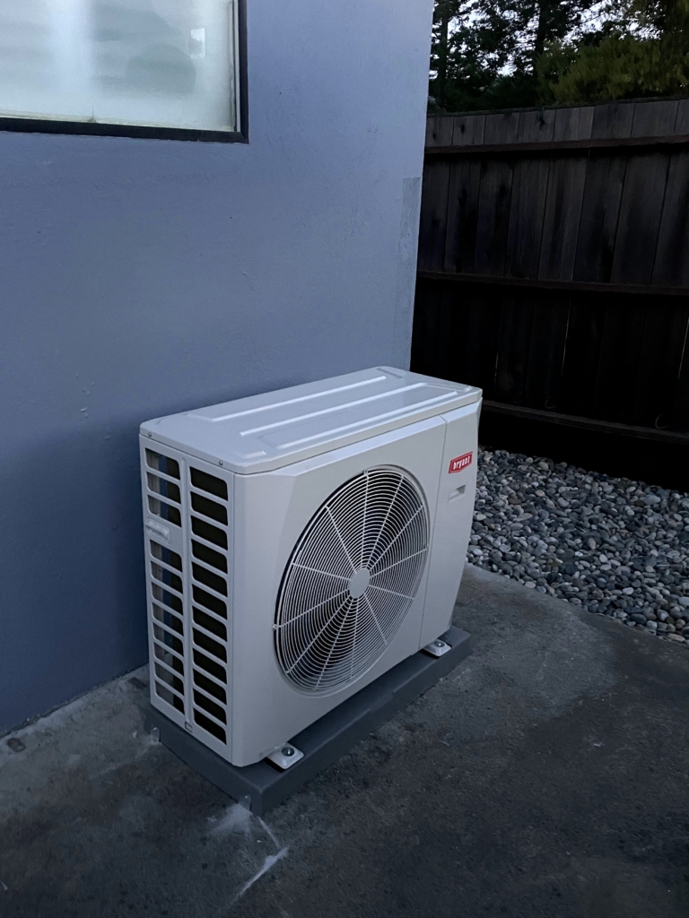 Bryant 38MBRBQ heat pump installed by Nur HVAC