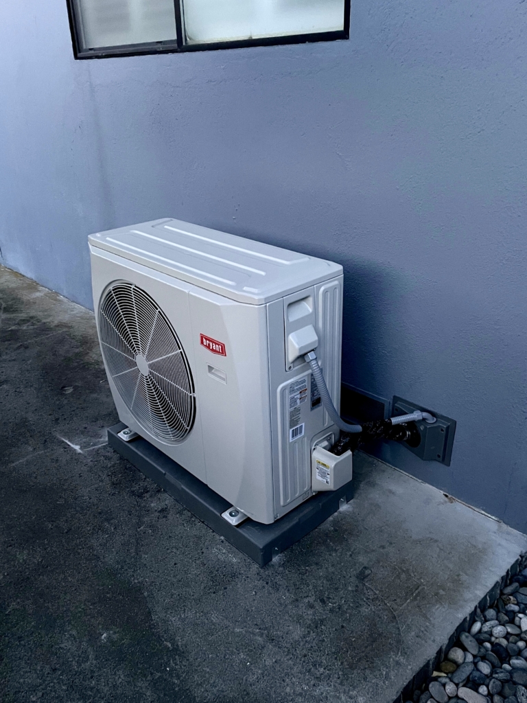 Bryant 38MBRBQ heat pump installed by Nur HVAC