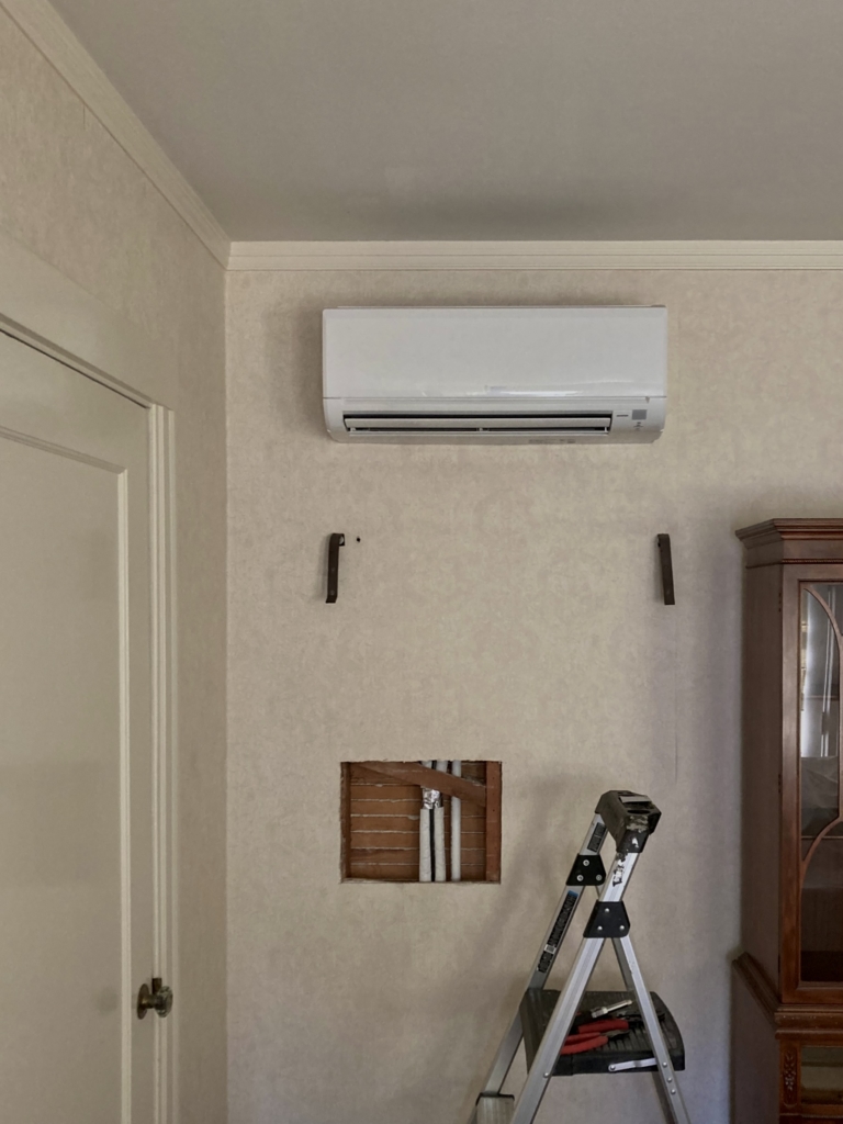 Mitsubishi M-Series ductless system installed by Nur HVAC