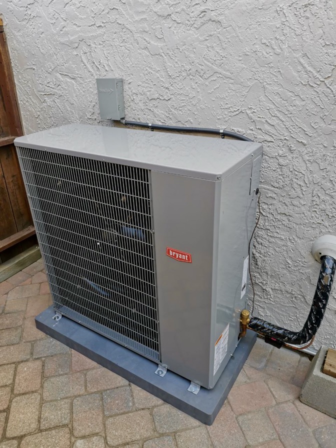 Bryant 315SAN048 outdoor AC unit installed by Nur HVAC