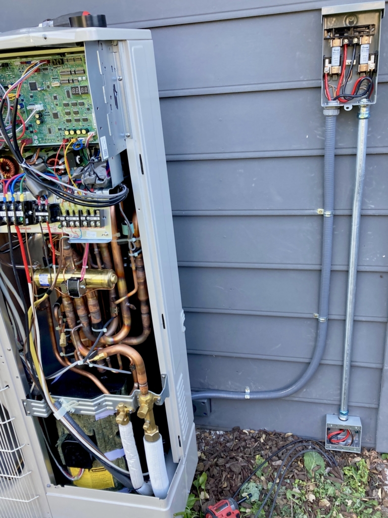 Mitsubishi MXZ-SM60NAM-U1 heat pump installed by Nur HVAC