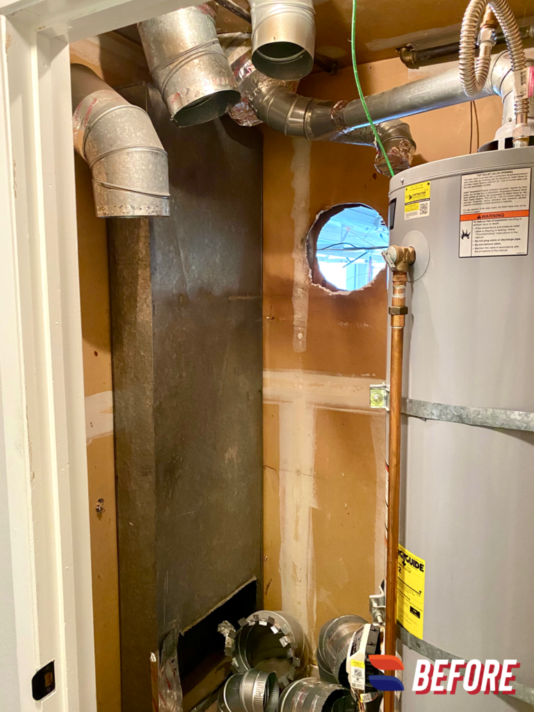 Mitsubishi MXZ-SM60NAM-U1 heat pump and PVFY-P54NAMU-E1 air handler installed by Nur HVAC