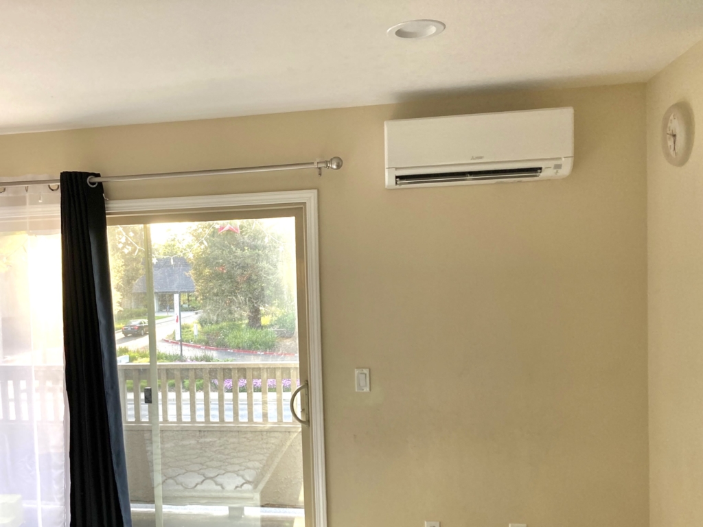 Mitsubishi multi-zone heat pump installed by Nur HVAC