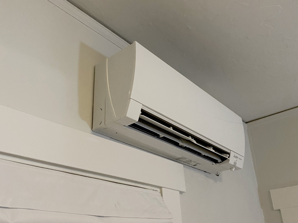 Mitsubishi M-series ductless mini-split installed by Nur HVAC