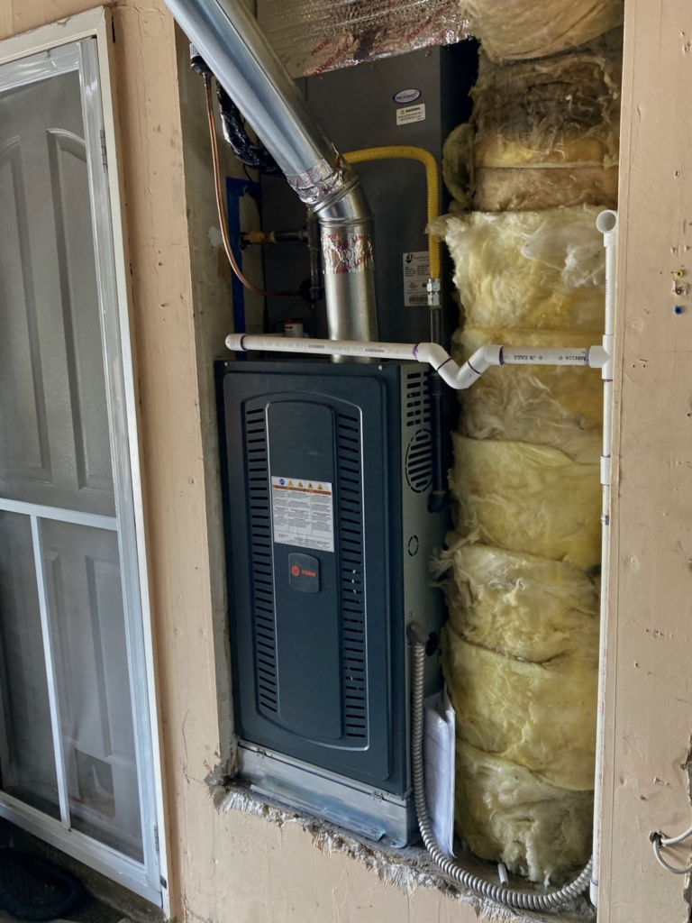 Trane S8X1B060 gas furnace installed by Nur HVAC