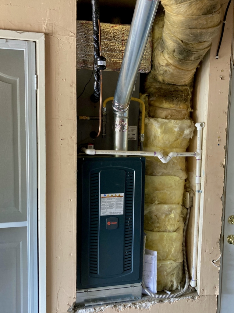 Trane S8X1B060 gas furnace installed by Nur HVAC