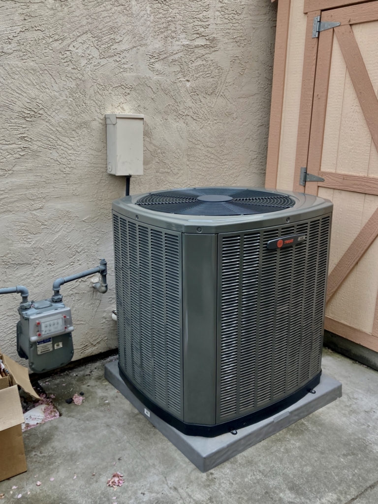 Trane 4TTR6036 air conditioner installed by Nur HVAC