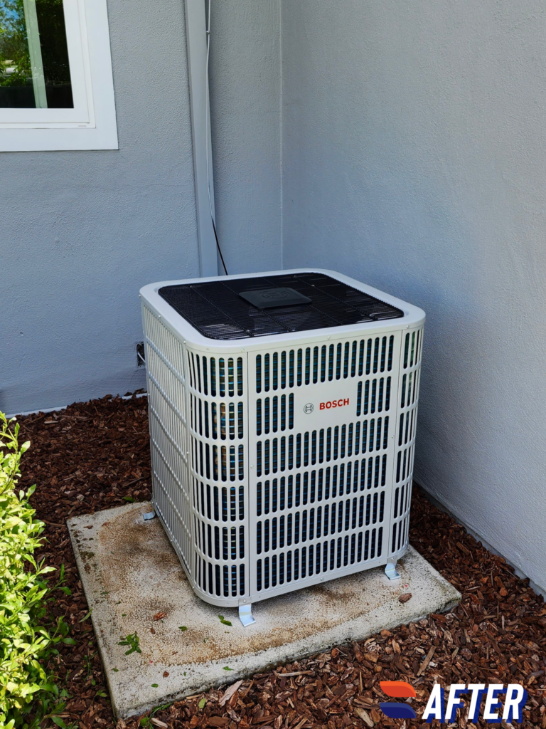 Bosch heat pump installed by Nur HVAC