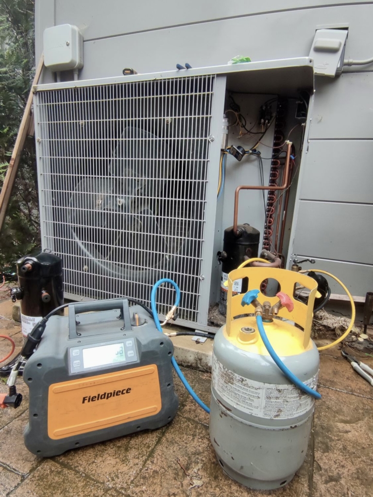 AC compressor replacement by Nur HVAC