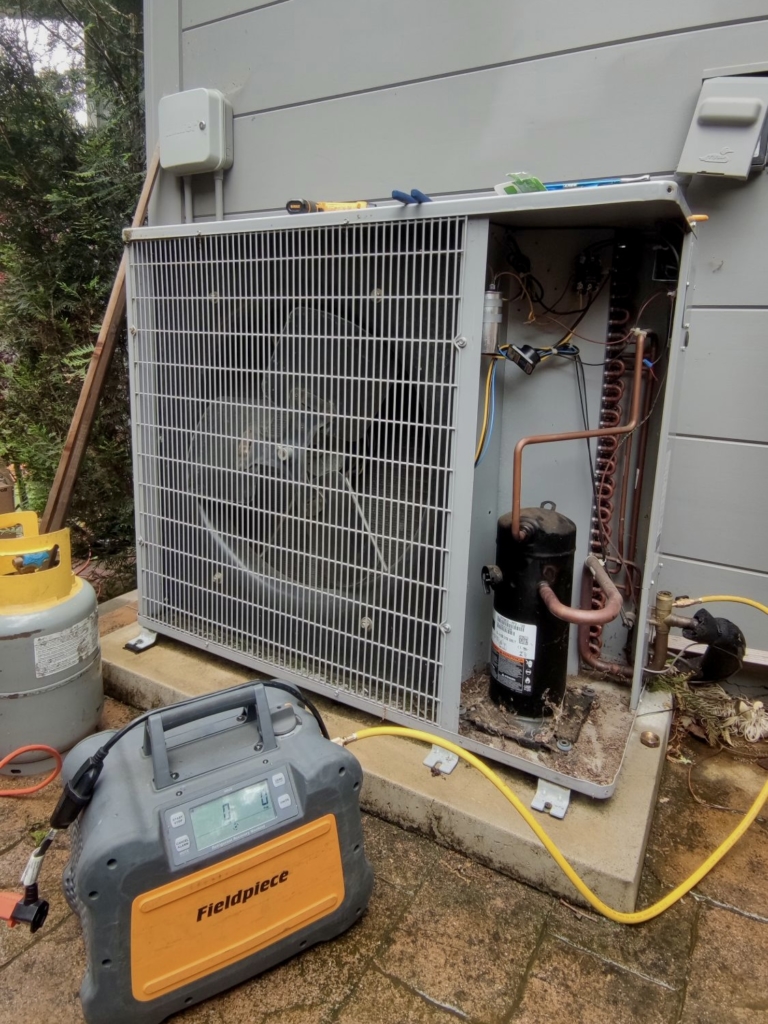 AC compressor replacement by Nur HVAC