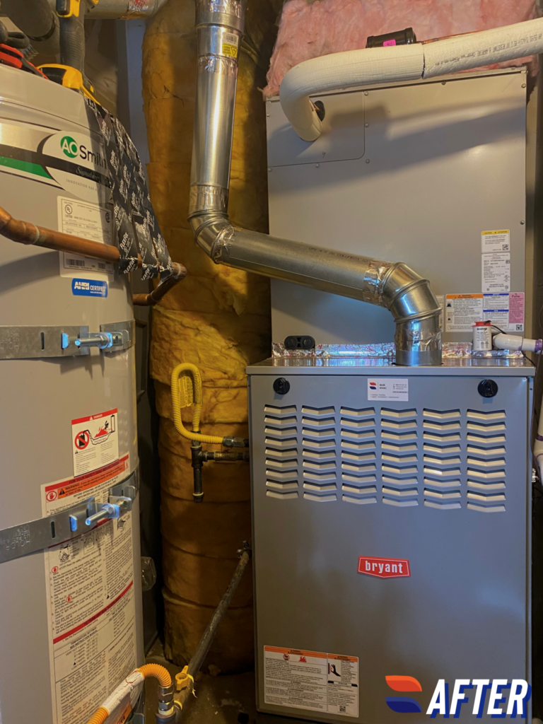 Bryant 801SA60110E21 furnace installed by Nur HVAC