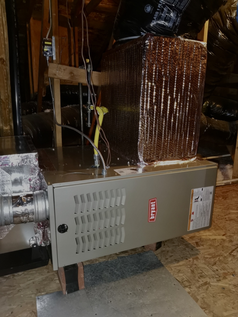 Bryant 821TA36070V14 two-stage furnace installed by Nur HVAC